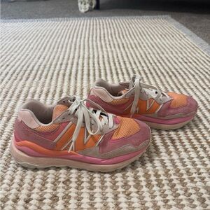 New Balance Women’s Pink and Orange Sneakers